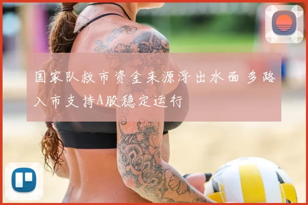 国家队救市资金来源浮出水面 多路入市支持A股稳定运行